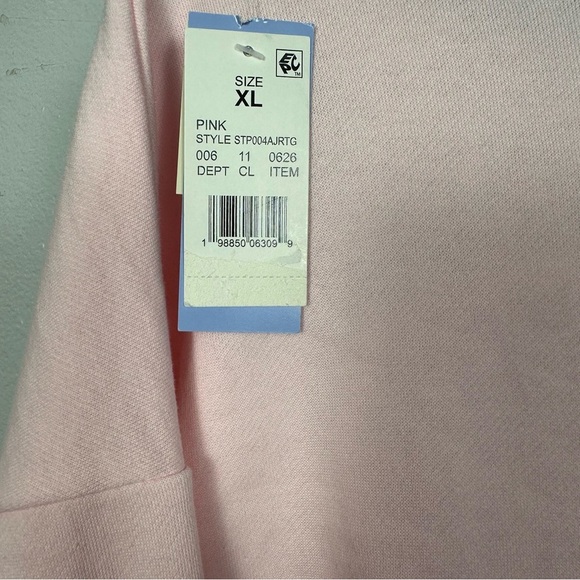 Special Thanks Women’s Pink 'Loved' Crewneck Sweatshirt Size XL - Picture 4 of 7